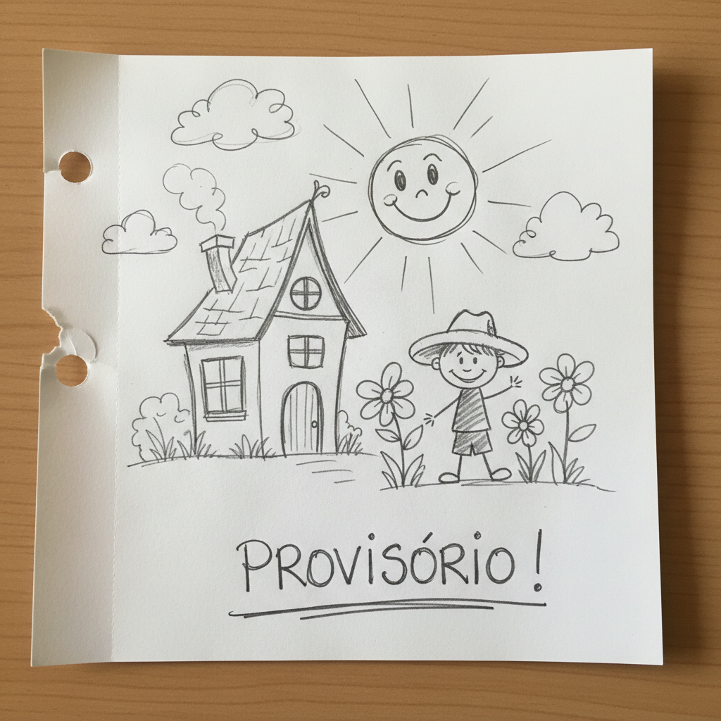gere uma foto de desenho animado provisoriamente